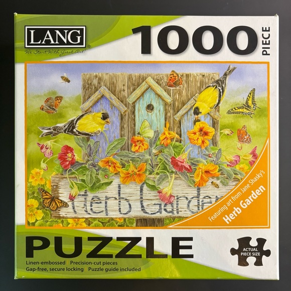 LANG Other - 3/$20 🧩 Herb Garden 1000 Piece Jigsaw Puzzle by Lang